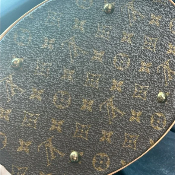 100% AUTH Louis Vuitton Bucket Bag GM &Removable Chain Zipper Wallet Pouch - Picture 5 of 13